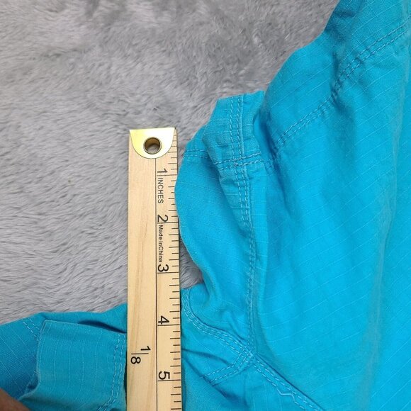 Vintage Ralph Lauren Polo Jean Co. Shorts RL 67 Blue Cyan Sz 10 Pockets - Picture 12 of 13